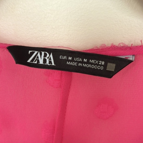 Pink sheer spring/summer top - Picture 2 of 4